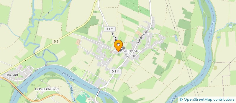 localisation de l'entreprise LIMP à BRAGNY-SUR-SAONE