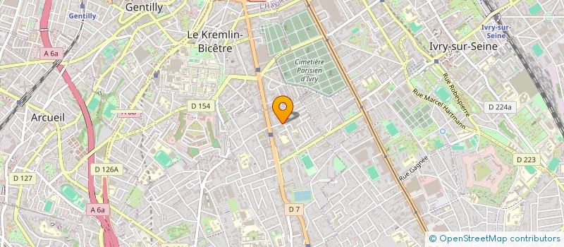 localisation de l'entreprise LIMPID RH à VILLEJUIF