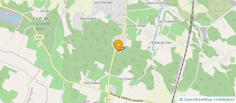 localisation de l'entreprise LIMPIE  CLAIX