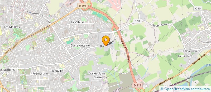 localisation de l'entreprise LIMPROD  LE MANS