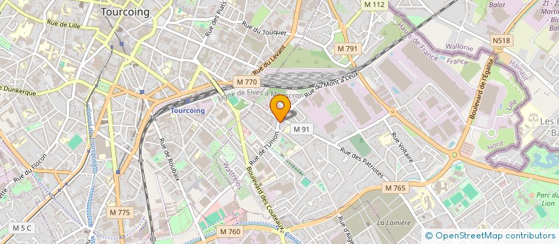 localisation de l'entreprise LIMR FORMATION à WATTRELOS