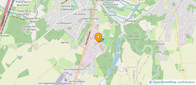 localisation de l'entreprise LIMS à MONTBAZON