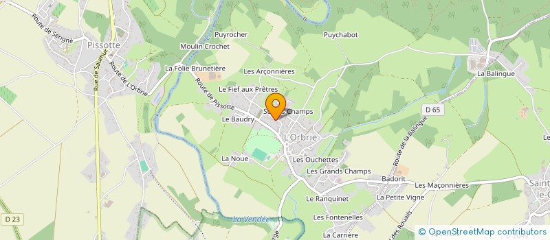 localisation de l'entreprise LIMS CONSULTING PARTNERS  L'ORBRIE