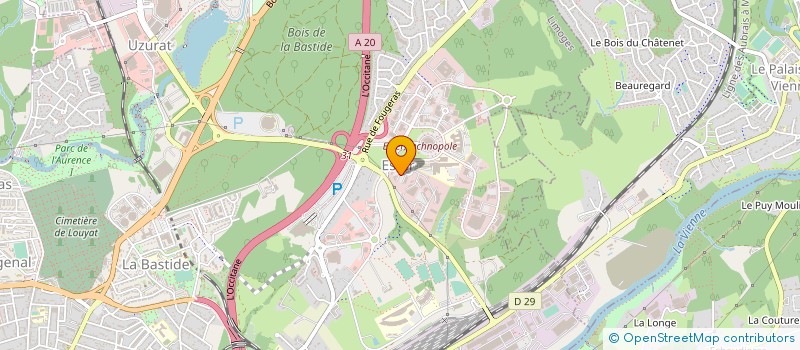 localisation de l'entreprise LIMVOX à LIMOGES