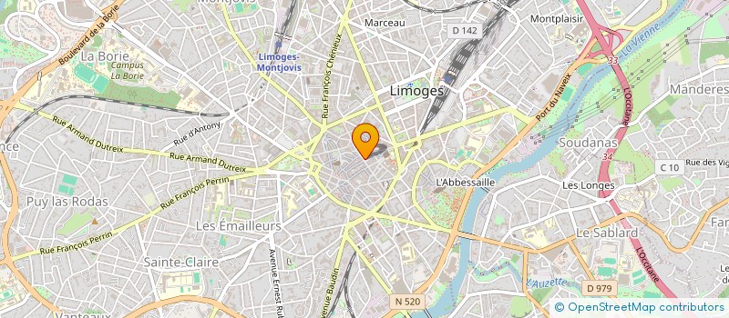 localisation de l'entreprise LIMYAG à LIMOGES