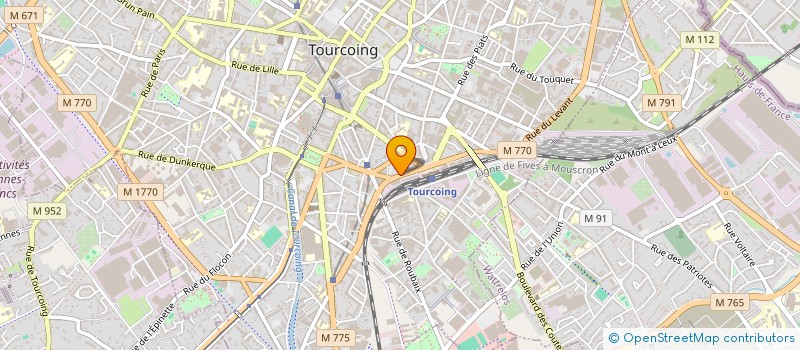 localisation de l'entreprise LIN à TOURCOING