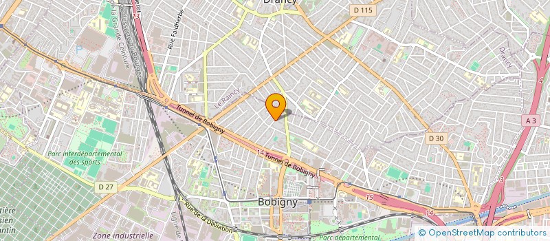 localisation de l'entreprise LIN  BOBIGNY