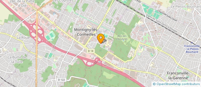 localisation de l'entreprise LIN AA  MONTIGNY-LES-CORMEILLES