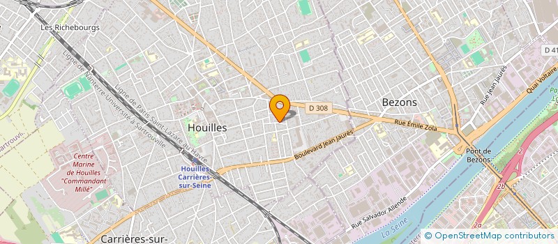 localisation de l'entreprise LIN ADVISORY  HOUILLES