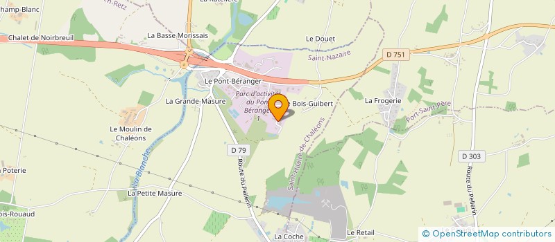 localisation de l'entreprise LIN&ART AGENCEMENT à SAINT-HILAIRE-DE-CHALEONS