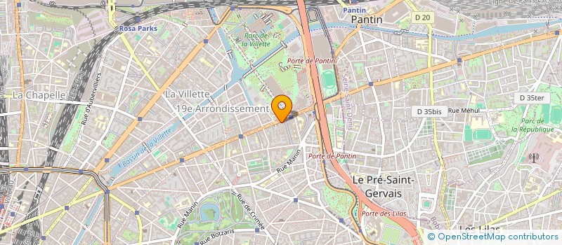 localisation de l'entreprise LIN BATIMENT  PARIS