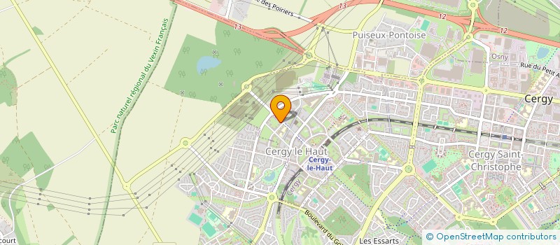 localisation de l'entreprise LIN CORPORATE CAPITAL  CERGY