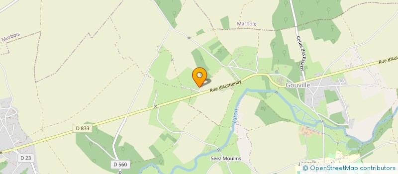 localisation de l'entreprise LIN'ELEC  MESNILS-SUR-ITON