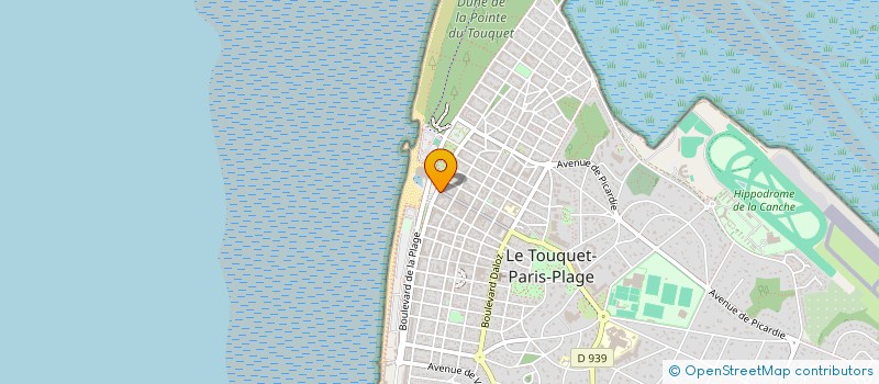 localisation de l'entreprise LIN ET COTON à LE TOUQUET-PARIS-PLAGE