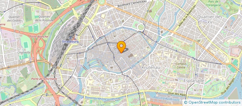 localisation de l'entreprise LIN ET PATINE à STRASBOURG