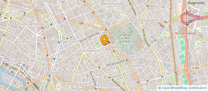 localisation de l'entreprise LIN & FANG  PARIS