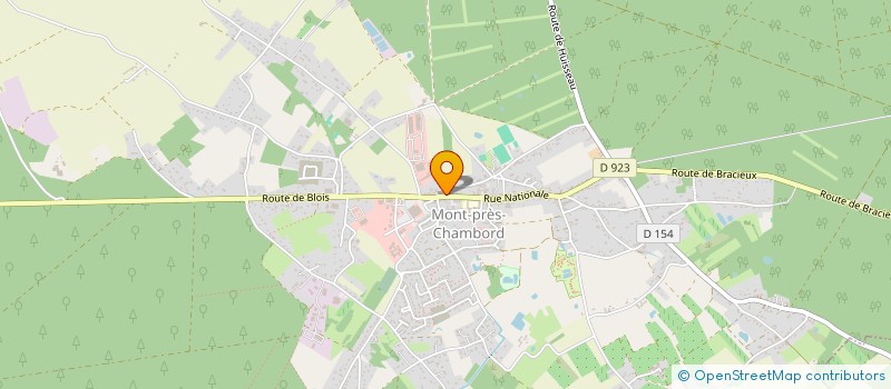 localisation de l'entreprise LIN & FILS  MONT-PRES-CHAMBORD