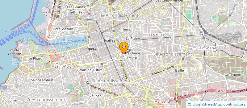 localisation de l'entreprise LIN GUAN à MARSEILLE