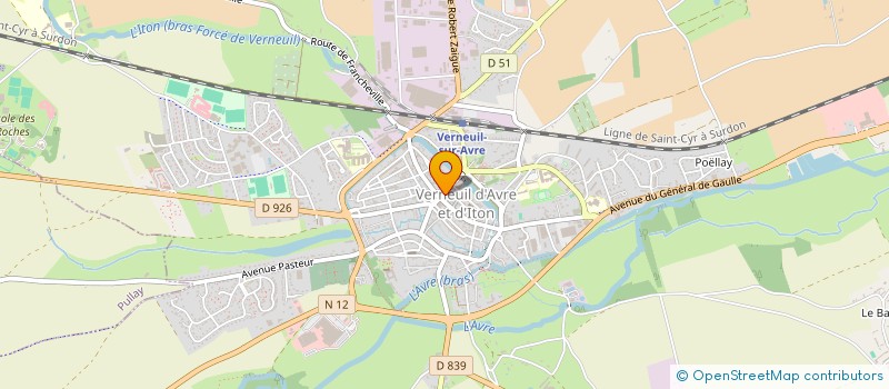 localisation de l'entreprise LIN HE  VERNEUIL D'AVRE ET D'ITON