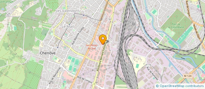 localisation de l'entreprise LIN'IMMO à CHENOVE