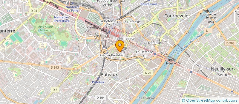 localisation de l'entreprise LIN MARKET  PUTEAUX