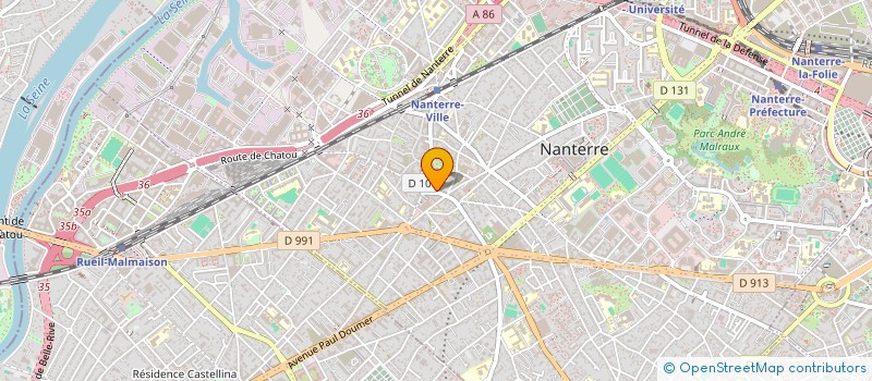 localisation de l'entreprise LIN ONGLE à NANTERRE