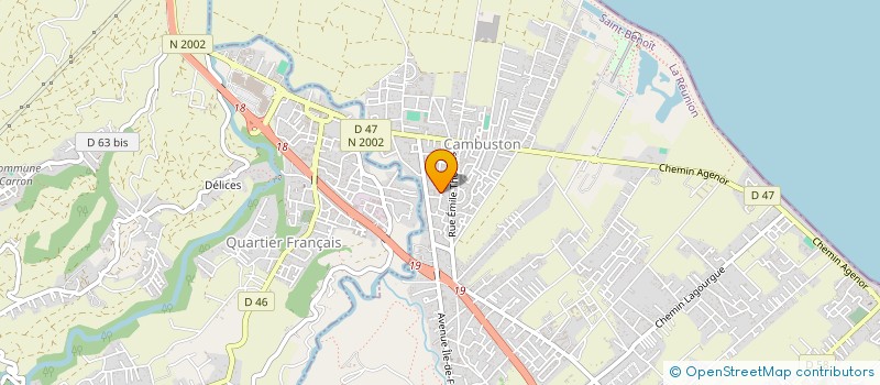 localisation de l'entreprise LIN PRODUCTIONS  SAINT-ANDRE