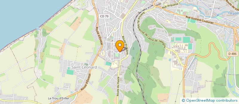 localisation de l'entreprise LIN & YANG  FECAMP