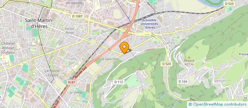 localisation de l'entreprise LINA  SAINT-MARTIN-D'HERES