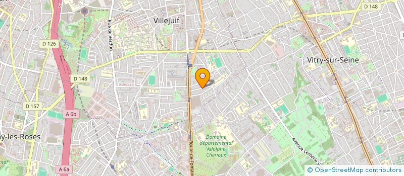 localisation de l'entreprise LINA à VILLEJUIF
