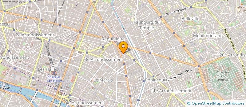 localisation de l'entreprise LINA  PARIS