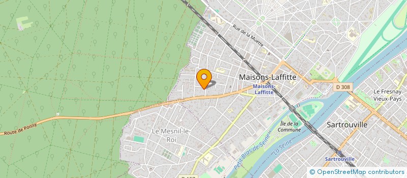 localisation de l'entreprise LINA  MAISONS-LAFFITTE