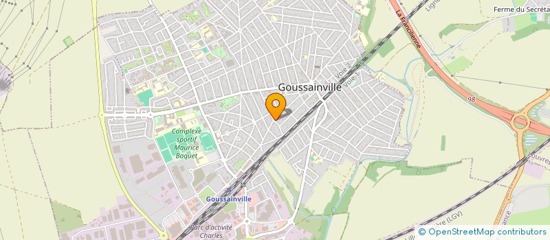 localisation de l'entreprise LINA à GOUSSAINVILLE