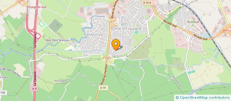 localisation de l'entreprise LINA à PERPIGNAN