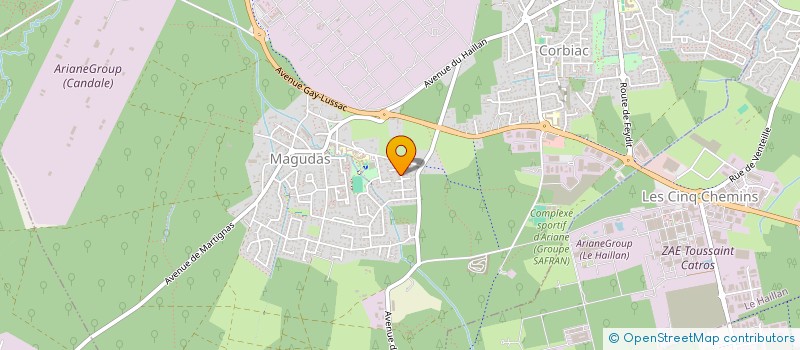 localisation de l'entreprise LINA 7  SAINT MEDARD EN JALLES