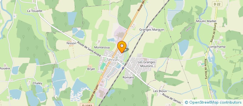 localisation de l'entreprise LINA  SERVAS