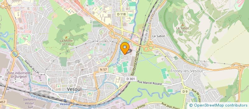 localisation de l'entreprise LINA 786  VESOUL