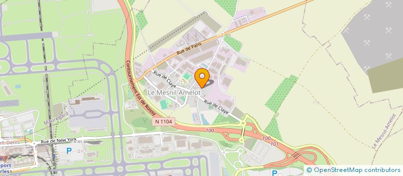 localisation de l'entreprise LINA  LE MESNIL-AMELOT