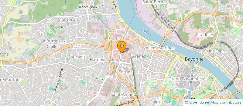 localisation de l'entreprise LINA à BAYONNE