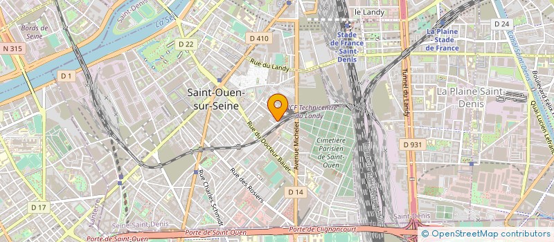 localisation de l'entreprise LINA à SAINT-OUEN-SUR-SEINE