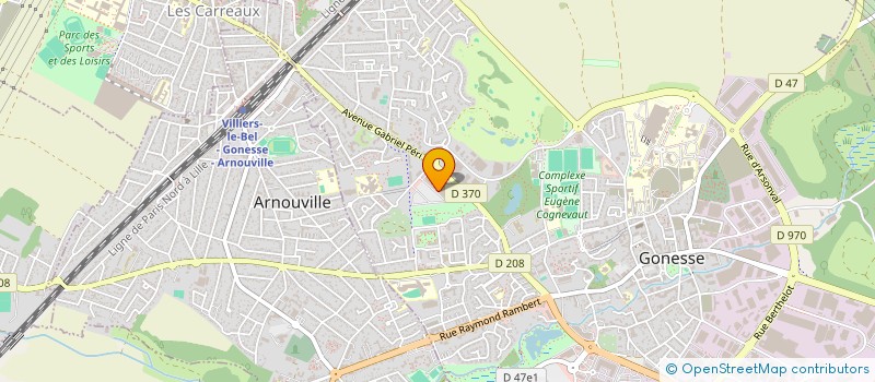 localisation de l'entreprise LINA  GONESSE