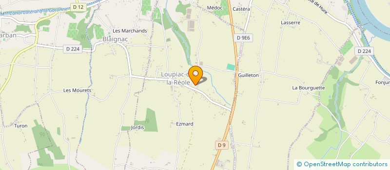 localisation de l'entreprise LINA  LOUPIAC-DE-LA-REOLE