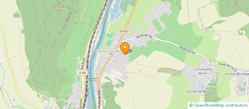 localisation de l'entreprise LINA  CORNY-SUR-MOSELLE