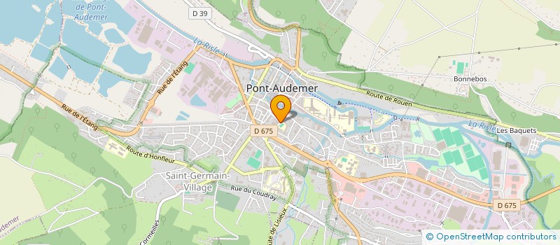 localisation de l'entreprise LINA à PONT-AUDEMER