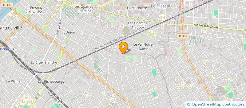 localisation de l'entreprise LINA à SARTROUVILLE