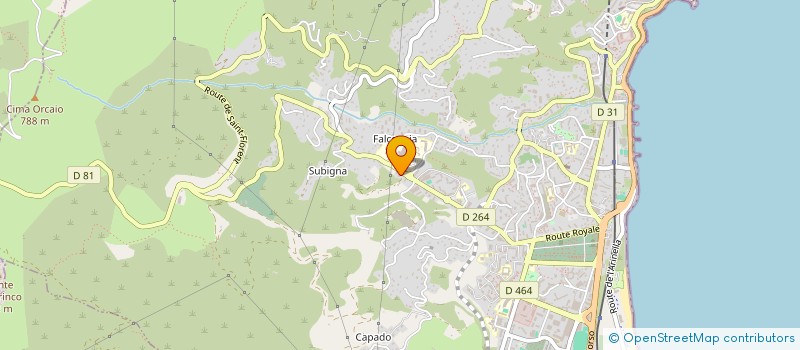 localisation de l'entreprise LINA à BASTIA