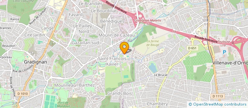 localisation de l'entreprise LINA  GRADIGNAN