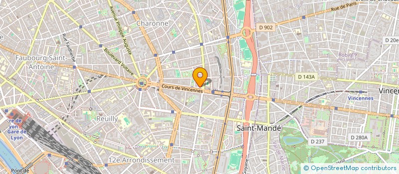 localisation de l'entreprise LINA  PARIS