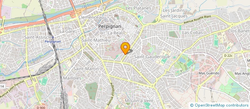 localisation de l'entreprise LINA  PERPIGNAN