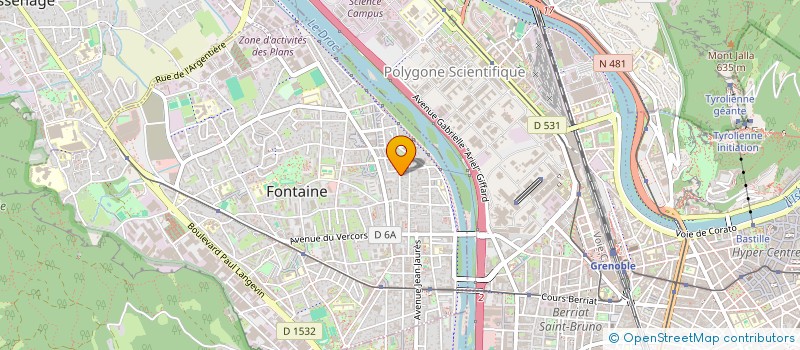 localisation de l'entreprise LINA  FONTAINE